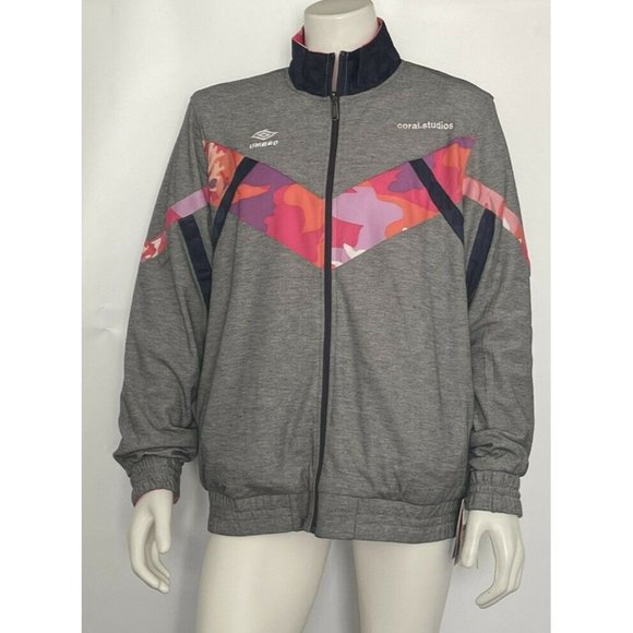 🔧Jacket Men’s Size XL CORAL STUDIOS X UMBRO REVERSIBLE JACKET Black Beauty - Picture 1 of 12